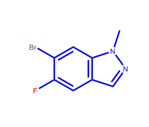 6-溴-5-氟-1-甲基-1H-吲唑1286734-86-8