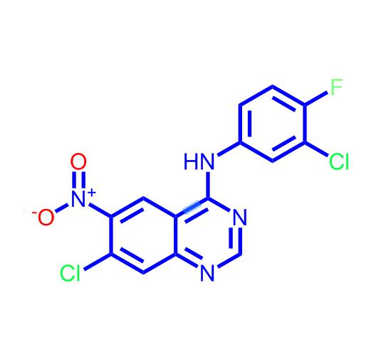 7-氯-N-(3-氯-4-氟苯基)-6-硝基-4-氨基喹唑啉179552-73-9