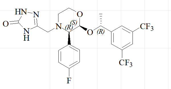 阿瑞匹他杂质（5[[（2S，3R）- 2[（1R）- 1 –[3,5-二（三氟甲基）苯基]乙氧基]-3-（4-氟苯基）-4-吗啉基]甲基]- 1,2-二氢-3H-1,2,4-三氮唑-3-酮）