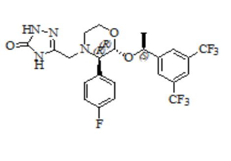 阿瑞匹坦杂质5[[(2R,3R)-2[(1S)-1 一[3,5-二(三氟甲基)苯基]乙 氧基]-3- (4-氟苯基) -4-吗啉 基]甲基]- 1,2-二氢-3H- 1,2, 4-三氮唑-3-酮