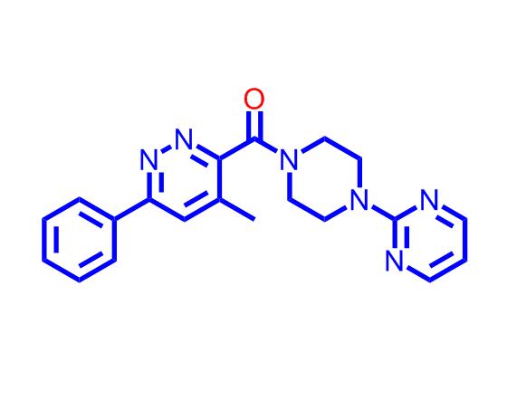 (4-甲基-6-苯基哒嗪-3-基)(4-(嘧啶-2-基)哌嗪-1-基)甲酮 GIBH-130  1252608-59-5