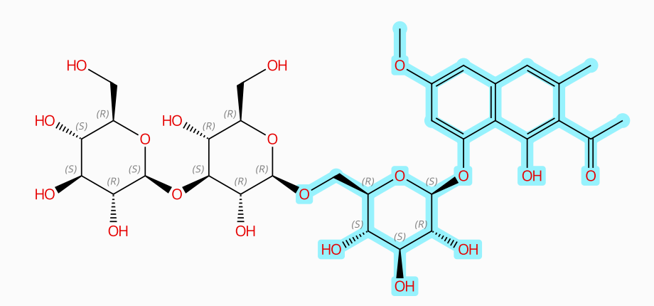 决明酮三葡萄糖苷，1002727-58-3，Torachrysone Triglucoside。