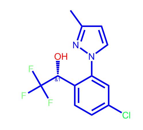 (R)-1-(4-氯-2-(3-甲基吡唑-1-基)苯基)-2,2,2三氟乙醇1033805-26-3
