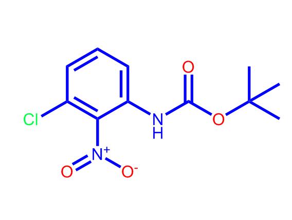 (3-氯-2-硝基苯基)氨基甲酸叔丁酯1283176-45-3
