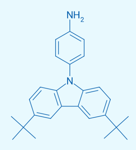 9-(4-苯胺基)-3,6-二叔丁基咔唑  255829-30-2