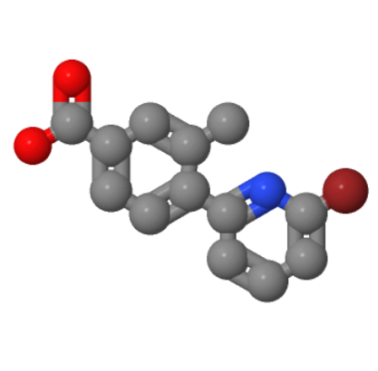4-(6-溴吡啶-2-基)-3-甲基苯甲酸；1020718-68-6