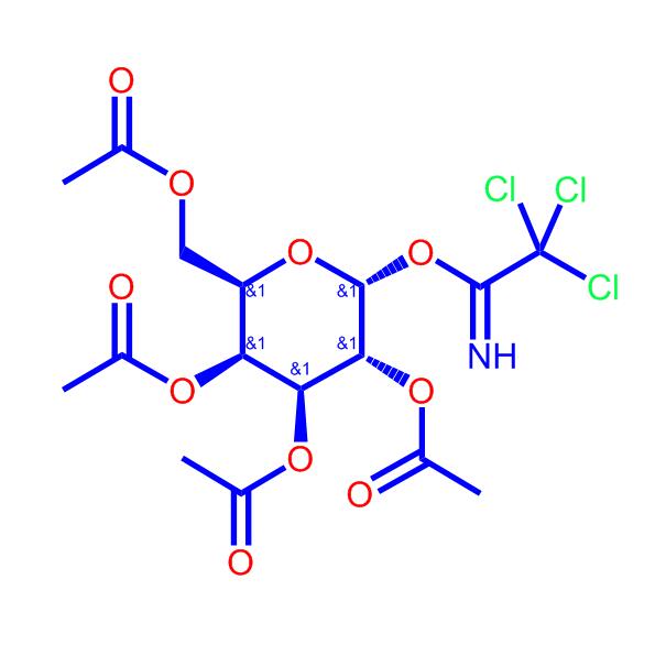 2,3,4,6-四-O-乙酰基-α-D-吡喃半乳糖酰基2,2,2-三氯亚氨乙酸酯86520-63-0