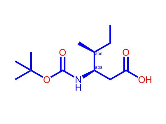 (3R,4S)-3-((叔丁氧基羰基)氨基)-4-甲基己酸218608-82-3