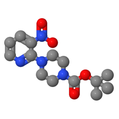 4-(3-硝基吡啶-2-基)-哌嗪-1-甲酸叔丁酯；153473-24-6