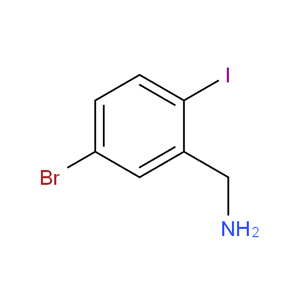 5-溴-2-碘苄胺