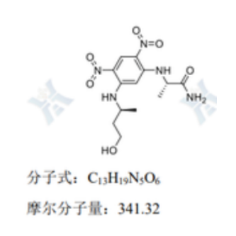 (S)-2-(5-((S)-4-羟基丁烷 -2-基)氨基) -2,4-二硝基苯基)- 氨基)丙酰胺