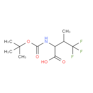 2-叔丁氧基羰基氨基-4,4,4-三氟-3-甲基-丁酸 409333-54-6