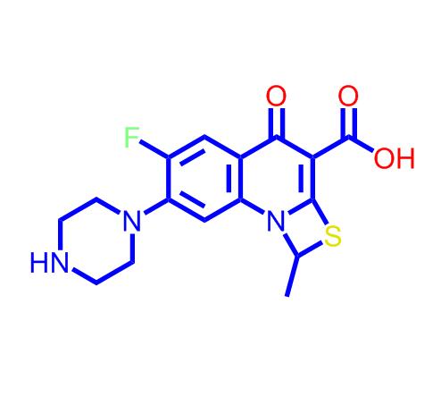 6-氟-1-甲基-4-氧代-7-(1-哌嗪基)-4H-(1,3)噻嗪(3,2a)并喹啉-3-羧酸112984-60-8