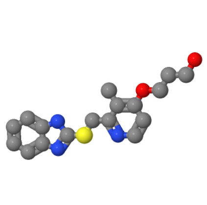 2-{[4-(3-羟基丙氧基)-3-甲基吡啶-2-基]甲硫基}-1H-苯并咪唑；117976-91-7