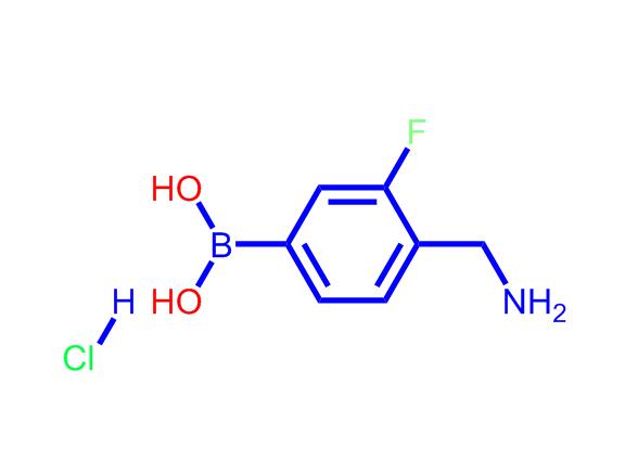 (4-(氨基甲基)-3-氟苯基)硼酸盐酸盐1072946-45-2