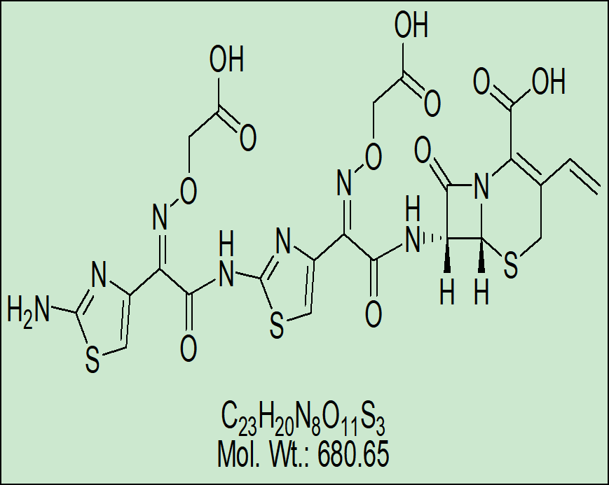 头孢克肟聚合物B（双侧链杂质）