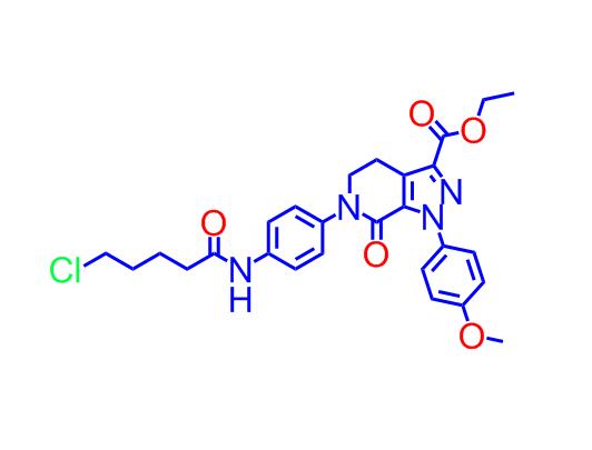 乙基6-(4-(5-氯戊酰胺基)苯基)-1-(4-甲氧基苯基)-7-氧代-4,5,6,7-四氢-1H-吡唑并[3,4-c]吡啶-3-羧酸盐（阿哌沙班杂质）1421823-20-2