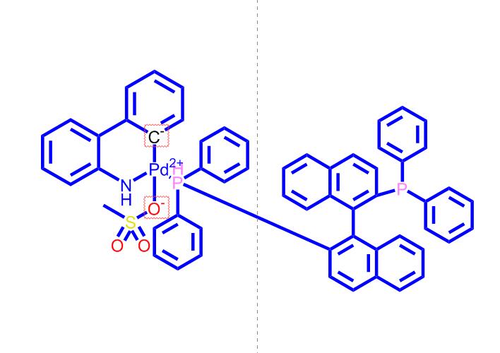 甲磺酸[2,2'-双(二苯基膦)-1,1'-联萘](2'-氨基-1,1'-联苯-2-基)钯(II)2151915-22-7