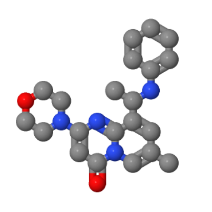 (+/-)-7-甲基-2-(吗啉-4-基)-9-(1-苯基氨基乙基)吡啶并[1,2-A]嘧啶-4-酮；663619-89-4