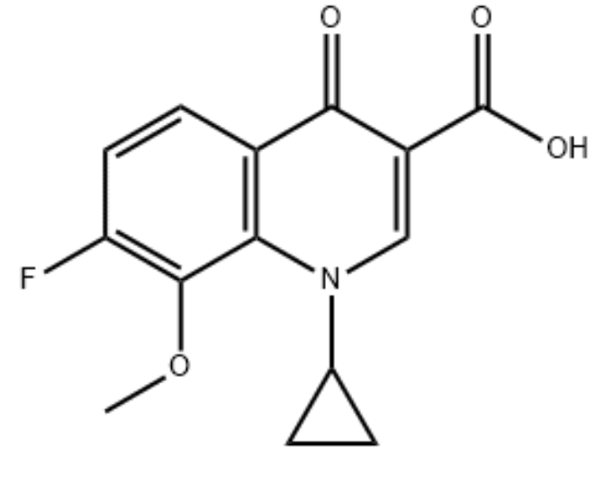 1-环丙基-7-氟-8-甲氧基-4-氧代-1,4-二氢喹啉-3-甲酸