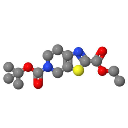 5-BOC-4,5,6,7-四氢-1,3-噻唑并[5,4-C]吡啶-2-甲酸乙酯；1053656-51-1