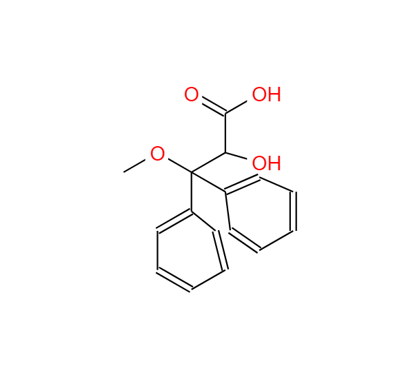 2-羟基-3-甲氧基-3,3-二苯基丙酸