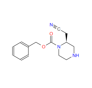 (S)-2-(氰甲基)哌嗪-1-甲酸苄酯