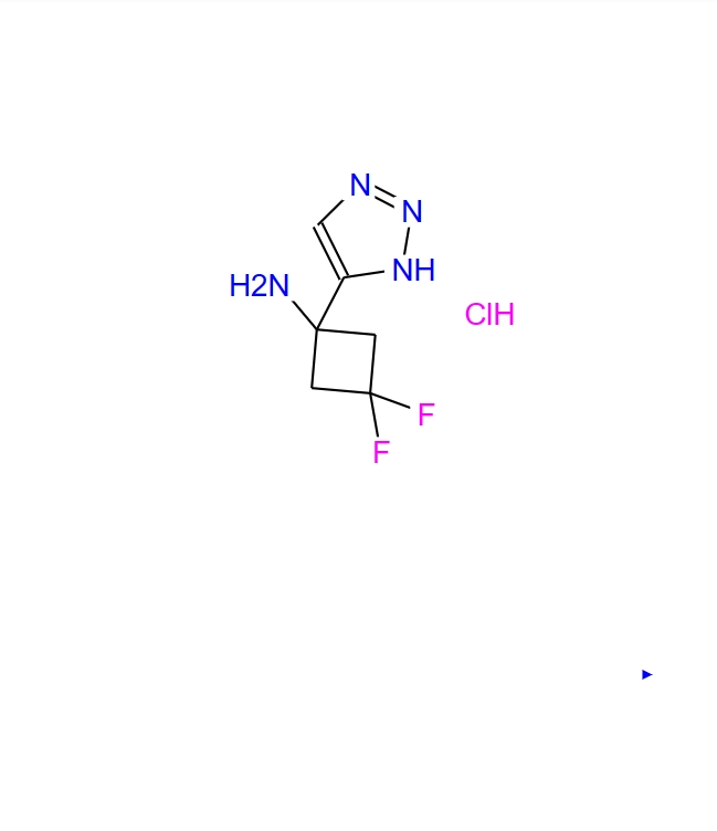 3,3-二氟-1-(1H-1,2,3-三唑-5-基)环丁烷-1-胺盐酸盐