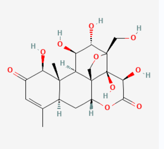 鸦胆子内酯A，95258-14-3，yadanziolide A。