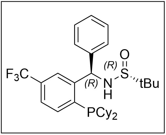 [S(R)]-N-[(R)-(5-三氟甲基)[2-(二环己基膦)苯基]甲基]-2-叔丁基亚磺酰胺