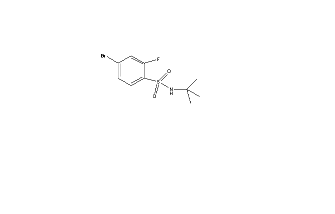 4-溴-N-(叔-丁基)-2-氟苯磺酰胺
