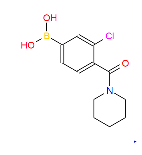 3-氯-4-(哌啶-1-羰基)苯基硼酸