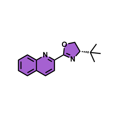 (S)-4-(叔丁基)-2-(喹啉-2-基)-4,5-二氢噁唑  226387-12-8