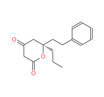 (6R)-2H-Pyran-2,4(3H)-dione, dihydro-6-(2-phenylethyl)-6-propyl-