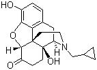 CAS 登录号：16590-41-3, 纳曲酮, 纳屈酮, 17-(环丙甲基)-4,5-环氧-3,14-二羟基吗啡烷-6-酮