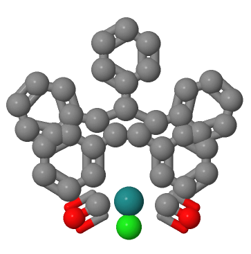 氯二羰基(1,2,3,4,5-五苯基环戊二烯基)钌(II)；677736-23-1