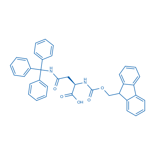 Fmoc-D-Asn(Trt)-OH，N-Fmoc-N'-三苯甲基-D-天冬酰胺