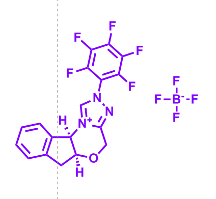 740816-14-2 (5aS,10bR)-2-(全氟苯基)-4,5a,6,10b-四氢-2H-茚并[2,1-b][1,2,4]三唑并[4,3-d][1,4]恶嗪-11-鎓四氟硼酸盐
