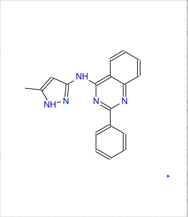 N-（5-甲基-1H-吡唑-3-基）-2-苯基-4-喹唑啉胺