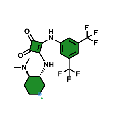 1211565-07-9  3-[[3,5-双(三氟甲基)苯基]氨基]-4-[[(1R,2R)-2-(二甲氨基)环己基]氨基]-3-环丁烯-1,2-二酮