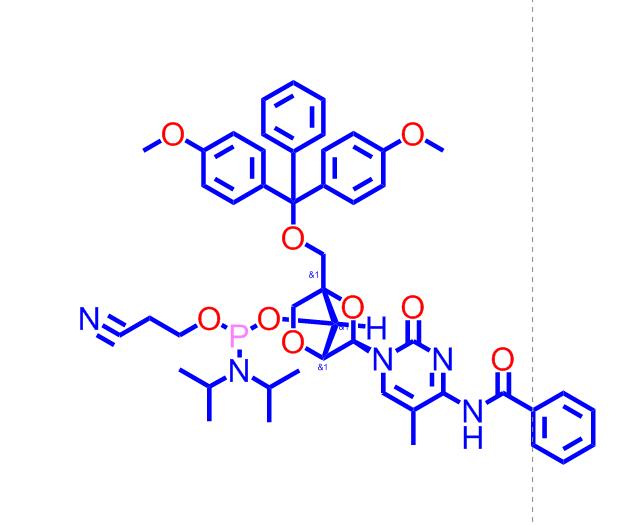 DMT-locMeC(bz)亚磷酰胺206055-82-5