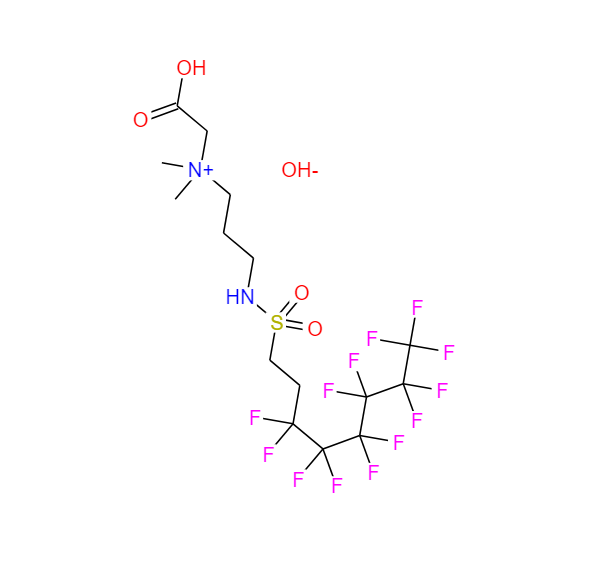 N-[羧甲基-N,N-二甲基-3-[(3,3,4,4,5,5,6,6,7,7,8,8,8-十三氟代辛基)磺酰胺基]丙基]铵内盐