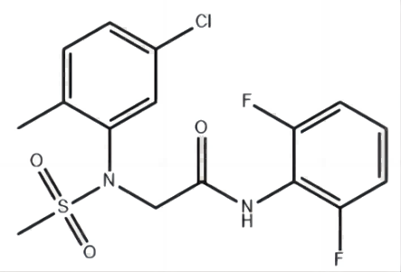 2-(N-(5-氯-2-甲基苯基)(甲基磺酰基)氨基)-N-(2,6-二氟苯基)乙酰胺