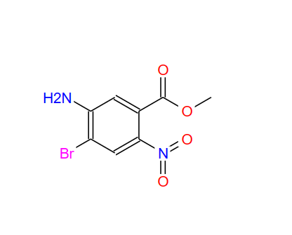 2-硝基-4-溴-5-氨基苯甲酸甲酯