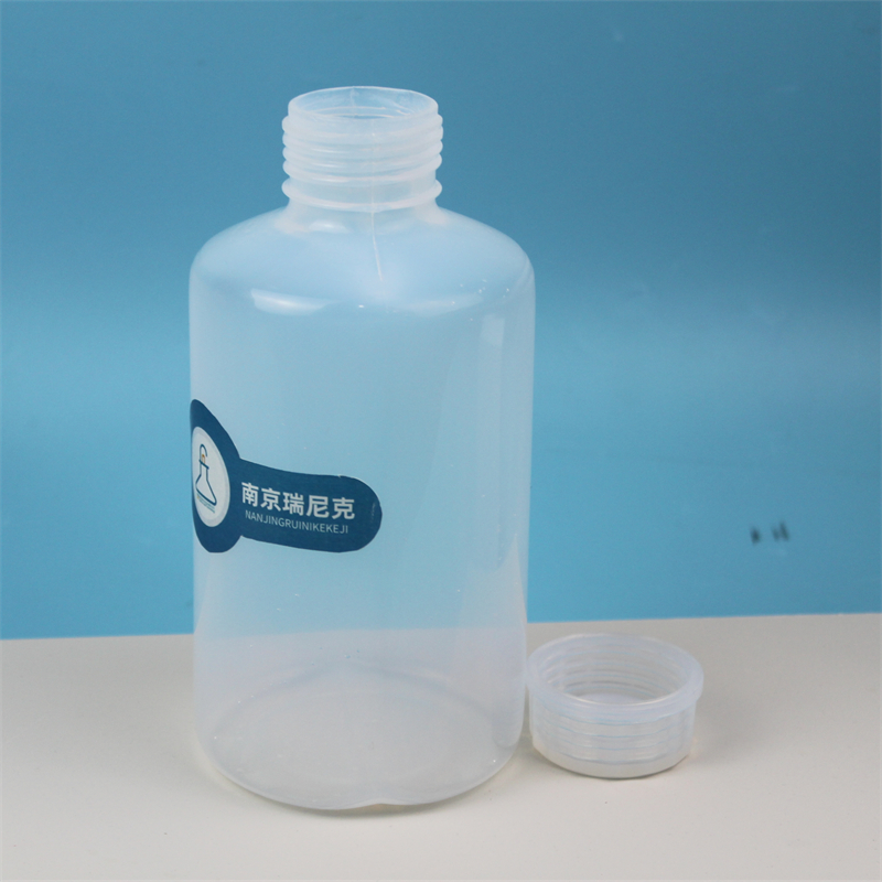透明可视耐酸碱FEP试剂瓶材质稳定低本底特氟龙样品瓶300ml