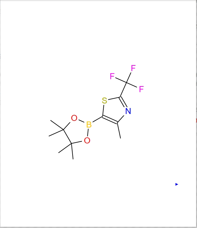 4-甲基-5-（4,4,5,5-四甲基-1,3,2-二氧硼杂环戊烷-2-基）-2-（三氟甲基）噻唑