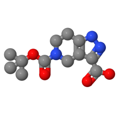 5-叔丁氧羰-1,4,6,7-四氢吡唑并〔4,3-C]吡啶-3-羧酸；518990-56-2