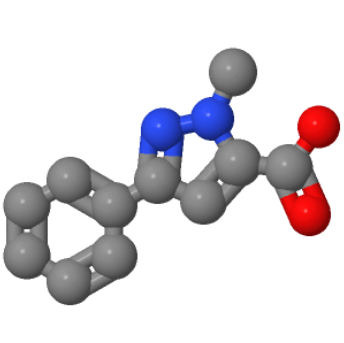 2-甲基-5-苯基-2H-吡唑-3-甲酸；10250-64-3