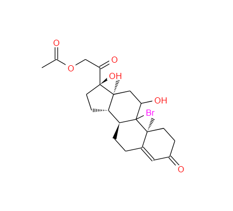 21-乙酰氧基-9Α-溴-11Β,17Α-二羟基孕甾-4-烯-3,20-二酮