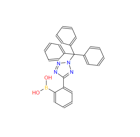 2 -(5-(1-三苯甲基-1H-四氮唑)苯硼酸